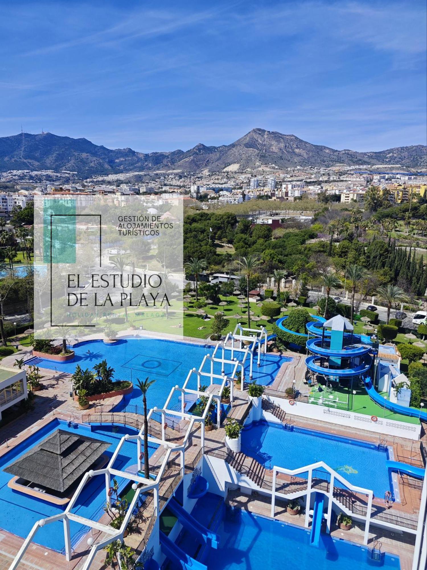 El Estudio De La Playa Benalbeach New 1Bd, Piscinas, Playa Y Vistas Al Mar Ref504 Benalmádena Exterior photo
